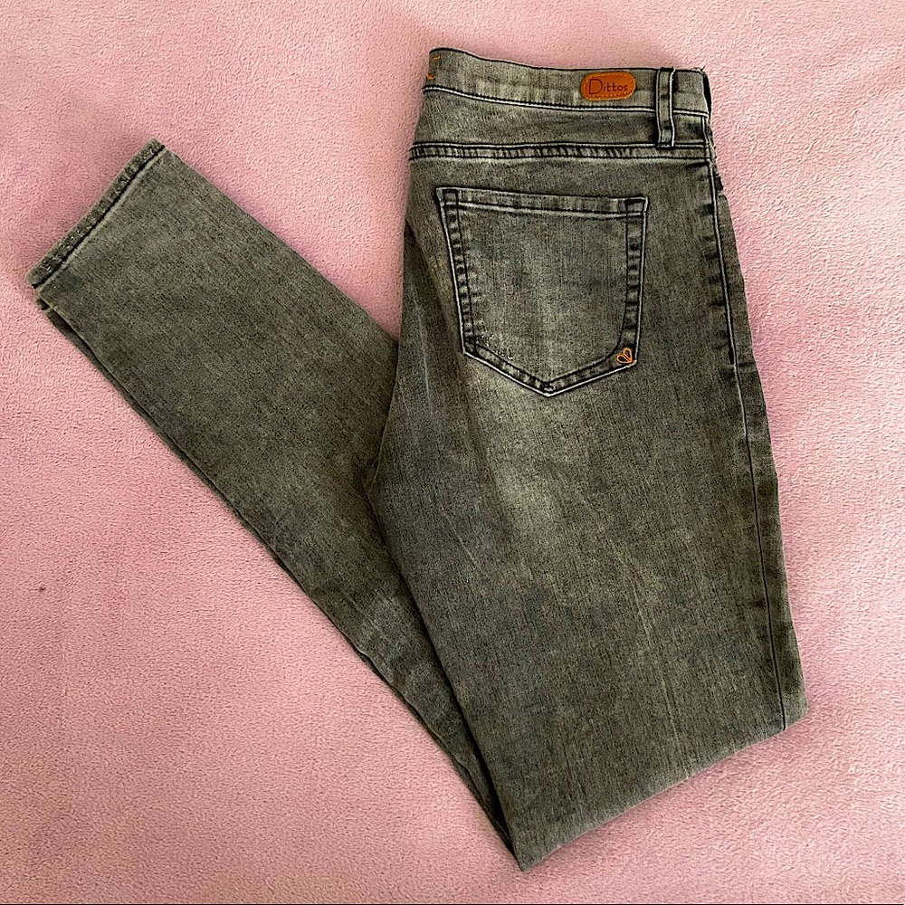 Women’s Dittos Black/Gray Jeggings Size 29 - Picture 1 of 8
